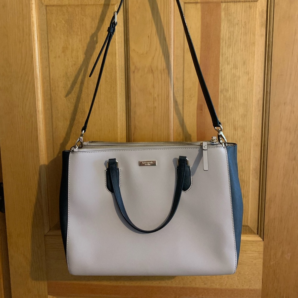 Kate Spade two-pocket, adjustable strap Tote bag
